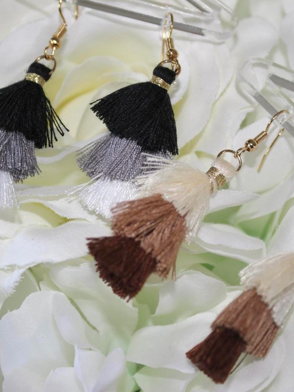 Tassel Drop Earring set